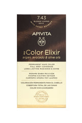 Apivita Μy Color Elixir N7,43 Ξανθό χάλκινο μελί