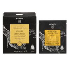 Apivita Express Tissue Μάσκα Προσώπου για Σύσφιξη & Αίσθηση Lifting με Μαστίχα 15ml.