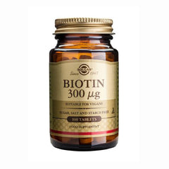 Solgar Biotin 300μg, 100tabs