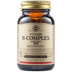 Solgar Vitamin B-Complex "50" High Potency, 100veg.caps
