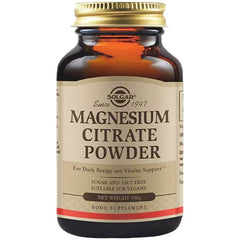 Solgar Magnesium Citrate Powder, 108g