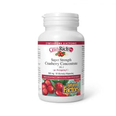 Natural Factors CranRich Plus Super Strength Cranberry Concentrate, 90caps