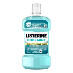 Listerine cool Mint Στοματικό Διάλυμα με Ήπια Γεύση 250ml
