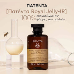 Apivita Royal Jelly Elixir Σαμπουάν Αναζωογόνησης, 250ml