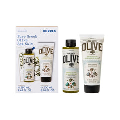 Korres Promo Pure Greek Olive Θαλασσινό Aλάτι Αφρόλουτρο 250ml + Eνυδατικό Γαλάκτωμα Σώματος 200ml