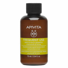 Apivita Gentle Daily Shampoo Mini Σαμπουάν για Καθημερινή Χρήση με Χαμομήλι & Μέλι 75ml.