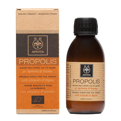 Apivita Propolis Βιολογικό Σιρόπι για το Λαιμό με Πρόπολη & Θυμάρι 150ml.