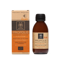 Apivita Propolis Παιδικό Βιολογικό Σιρόπι για το Λαιμό με Μέλι & Θυμάρι 150ml