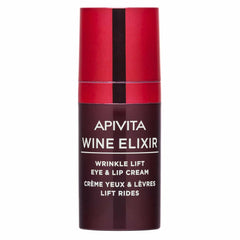Apivita Wine Elixir Αντιρυτιδική Κρέμα για Μάτια & Χείλη 15ml.