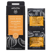 Apivita Express Beauty Pumpkin Μάσκα Αποτοξίνωσης με Κολοκύθα, 2x8ml.