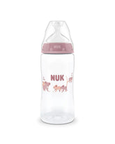 Nuk πλαστικό μπιμπερό με θηλή σιλικόνης first choice temperature control 3m+ 300ml koala