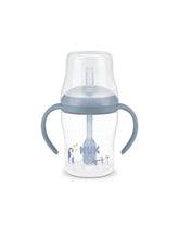 Nuk εκπαιδευτικό ποτηράκι με καλαμάκι perfect match 8m+ 150ml pengiun