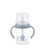 Nuk εκπαιδευτικό ποτηράκι με καλαμάκι perfect match 8m+ 150ml pengiun