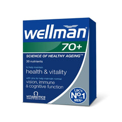Vitabiotics Wellman 70+ 30 δισκία