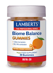 Lamberts Biome Balance Gummies με Φυσική Γεύση Πορτοκάλι, 30 Gummies
