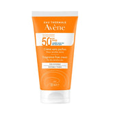 Avene TriAsorB Fragrance- free Cream SPF50+ Αντιηλιακή Κρέμα Προσώπου Χωρίς Άρωμα, 50ml