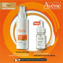 Avene Eau Thermale Promo Anti-Age Fluid Αντιηλιακό Προσώπου SPF50, 40ml & Δώρο Avene Hyaluron Activ B3 Ορός Προσώπου, 10ml, 1σετ