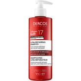 Vichy Dercos Collagen Filler 17 Ultra-Repairing Shampoo Επανορθωτικό Σαμπουάν Μαλλιών κατά του Σπασίματος, 400ml