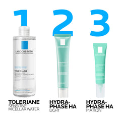 La Roche-Posay Hydraphase HA Light Κρέμα Προσώπου Ελαφριάς Υφής για 72 Ώρες Εντατικής Ενυδάτωσης, 40ml