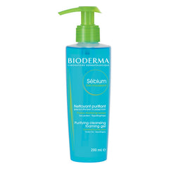 Bioderma Sebium Gel Moussant Απαλό Αφρίζον Gel Καθαρισμού για Μεικτό προς Λιπαρό ή με Τάση Ακμής Δέρμα, 200 ml