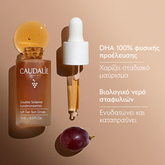 Caudalie Self-Tan Sun Drops για λαμπερό μαύρισμα, 15ml