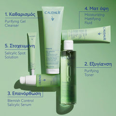Caudalie Vinopure Salicylic Spot Solution Kρέμα Τοπικής Εφαρμογής για Σπυράκια, 15ml