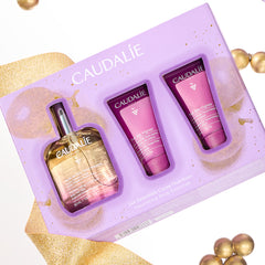 Caudalie Xmas Promo Moisturising Oil Elixir Λάδι Προσώπου, Σώματος & Μαλλιών, 50ml, Δώρο The des Vignes Shower Gel Αφρόλουτρο Σώματος, 30ml & The des Vignes Hyaluronic Nourishing Body Lotion Ενυδατική Λοσιόν Σώματος, 30ml, 1σετ