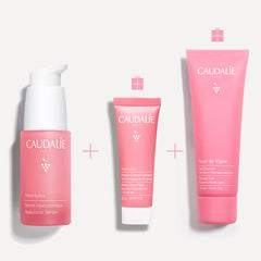 Caudalie VinoHydra X-Mas Promo Hyaluronic Serum Ενυδατικός Ορός Προσώπου με Υαλουρονικό Οξύ, 30ml & Δώρο Moisturizing Mask Ενυδατική Μάσκα Προσώπου, 15ml & Rose de Vigne Shower Gel Αφρόλουτρο Σώματος, 50ml, 1σετ