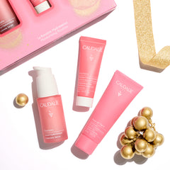 Caudalie VinoHydra X-Mas Promo Hyaluronic Serum Ενυδατικός Ορός Προσώπου με Υαλουρονικό Οξύ, 30ml & Δώρο Moisturizing Mask Ενυδατική Μάσκα Προσώπου, 15ml & Rose de Vigne Shower Gel Αφρόλουτρο Σώματος, 50ml, 1σετ