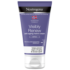 Neutrogena Visibly Renew Hand Cream SPF20 Αντιγηραντική Κρέμα Χεριών, 75ml