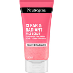Neutrogena Clear & Radiant Scrub Προσώπου με Vitamin C & Pink Grapefruit 150ml