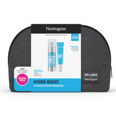 Neutrogena Hydro Boost Promo Supercharged Serum Ενυδατικός Ορός Προσώπου, 30ml, Eye Cream Ενυδατική Κρέμα Ματιών, 15ml & Δώρο Limited Edition Νεσεσέρ Sun of a Beach, 1σετ