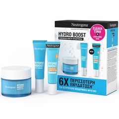 Neutrogena Promo Hydro Boost Σετ Περιποίησης για Κανονική & Μικτή Επιδερμίδα με Hydro Boost Water Gel Ενυδατική Κρέμα Προσώπου, 50ml, Κρέμα Ματιών, 15ml & Δώρο Αντηλιακή Ενυδατική Κρέμα SPF50, 15ml, 1σετ