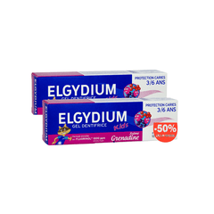Elgydium Set Kids Οδοντόκρεμα Red Berries 1000ppm 50ml -50% Στο 2ο Προϊόν