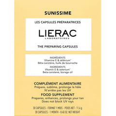 Lierac Sunissime The Preparing Capsules Κάψουλες Μαυρίσματος, 30caps