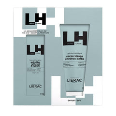 Lierac Homme Promo Fluide Antiage Global Anti-Rides Λεπτόρρευστη Κρέμα με Ολοκληρωμένη Αντιγηραντική Δράση, 50ml & Δώρο Gel Douche Integral Αφρόλουτρο, 200ml