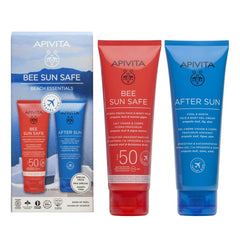 Apivita Promo Bee Sun Safe Hydra Fresh Face & Body Milk Spf50 Αντηλιακό Γαλάκτωμα + After Sun Cool & Sooth Face & Body Gel-Cream Δροσιστική & Καταπραϋντική Κρέμα-Gel για Πρόσωπο & Σώμα 100ml