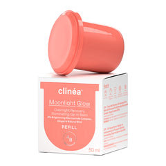 Clinéa Moonlight Glow Refill 50ml - Gel Κρέμα Νύχτας Λάμψης και Αναζωογόνησης