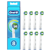 Oral-B Precision Clean Ανταλλακτικές Κεφαλές Ηλεκτρικής Οδοντόβουρτσας, 8 τμχ
