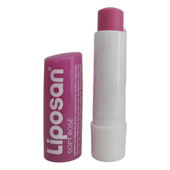 Liposan Soft Rose Caring Lip Balm Ενυδατικό Χειλιών για 24ωρη Ενυδάτωση, 4.8g