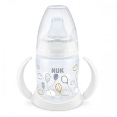 Nuk Μπιμπερό First Choice Plus PP Εκπαιδευτικό με 2 Λαβές Λευκό με Δείκτη Ελέγχου Θερμοκρασίας 150ml