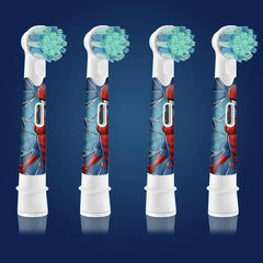 Oral-B Kids Spiderman Value Pack Extra Soft Electric Toothbrush Replacement 4 Τεμάχια