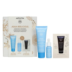 Apivita Aqua Beelicious Promo με Aqua Beelicious Ενυδατική Κρέμα-Gel Ελαφριάς Υφής, 40ml & Δώρο Booster Αναζωογόνησης & Ενυδάτωσης, 10ml & Gel Καθαρισμού για Πρόσωπου & Μάτια, 5ml, 1σετ