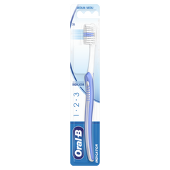 Oral-B 123 Indicator Χειροκίνητη Οδοντόβουρτσα, 35mm Μέτρια, 1 τμχ