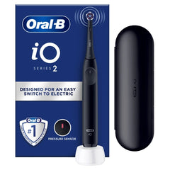 Oral B iΟ Series 2 Clean & Care & with Travel Case Ηλεκτρική Οδοντόβουρτσα με Θήκη Ταξιδιού Μαύρη, 1σετ