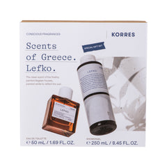 KORRES Lefko Eau de Toilette + Αφρόλουτρο