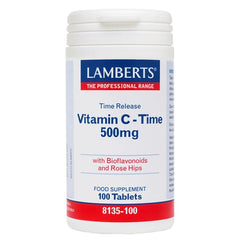 Lamberts Vitamin C Time Release 500mg, 100tabs