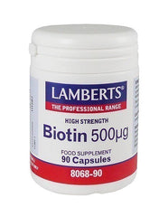 Lamberts Biotin 500μg, 90caps