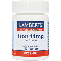 Lamberts Iron 14mg 100tabs