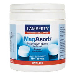 Lamberts MagAsorb Magnesium Citrate 150mg 180tabs